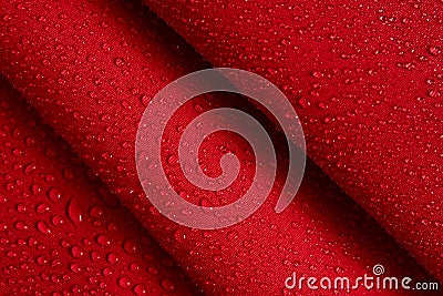Abstract background of hydrophobic fabric Stock Photo