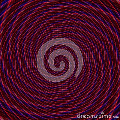 Abstract background illusion hypnotic illustration, delusion rotation Cartoon Illustration