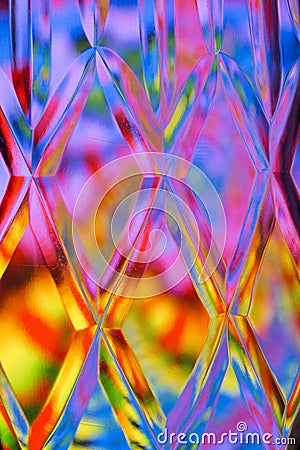 Abstract colorful cut glass background Cartoon Illustration