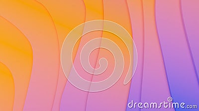 Abstract background image of delicate vertical curved shapes on a warm colored background. For graphics, text and more,3d Stock Photo