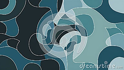 Abstract background image with mixed patterns from imagination Cartoon Illustration