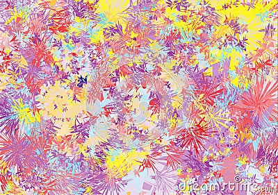 Abstract background imitating spray from paints Vector Illustration