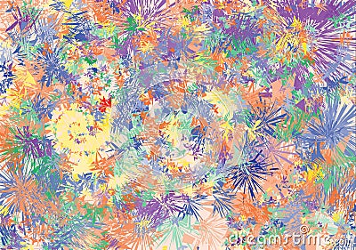Abstract background imitating spray from paints Vector Illustration