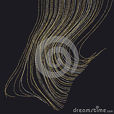 Abstract Background inspired art nouveau style. Vector Illustration