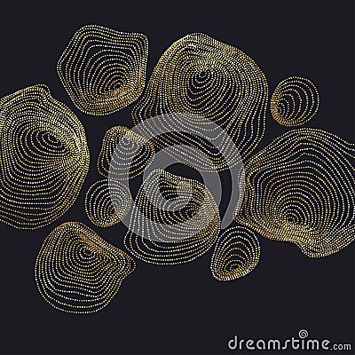 Abstract Background inspired by nature stone shapes. Vector Illustration