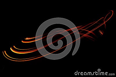 Abstract background with the line of fire Stock Photo