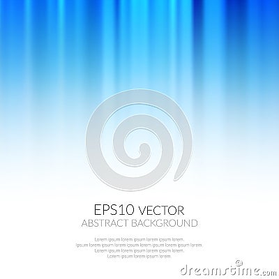 Abstract background with lots of blue vertical lines. Vector Illustration