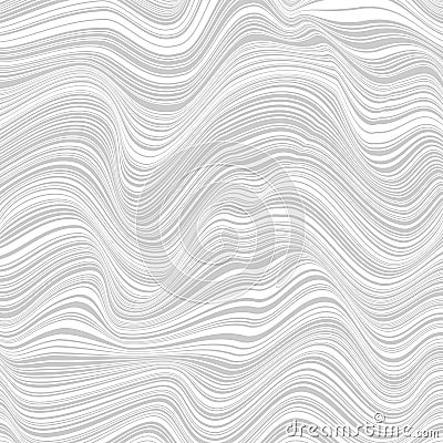 Abstract background with lots of twisted lines. Vector Illustration