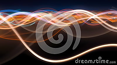 Abstract background. luminous swirling. Elegant glowing circle. Sparking particle. Space tunnel. Glossy jellyfish Stock Photo