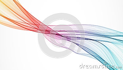 Abstract background with many intersecting lines. Hand drawn vector. Vector Illustration