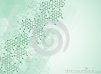 Abstract background medical substance Vector Illustration