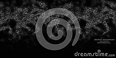 Abstract background monochromatic noise color pixels. Rectangle mosaic gradient design. Vector Illustration Vector Illustration