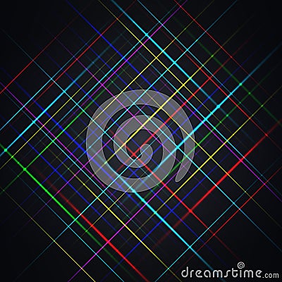 Abstract background from multi-colored bright strips, vector illustration. Vector Illustration