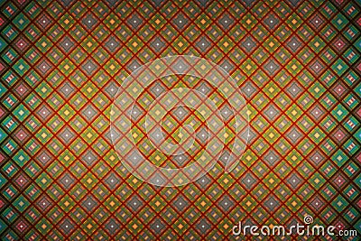 Abstract background with multi-colored intersecting diagonal lines. Diamond shaped pattern Stock Photo