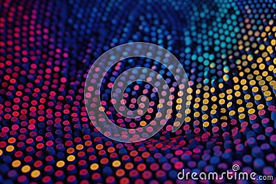 Abstract background with multicolored balls. Colorful swirl abstract background. Stock Photo