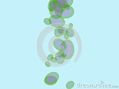 Abstract background. Multicolored circles and different sizes on a colored background Stock Photo