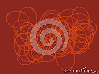 Abstract background. Multicolored circles and different sizes on a colored background Stock Photo