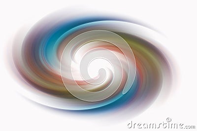 Abstract background, multicolored swirl on a white background Stock Photo