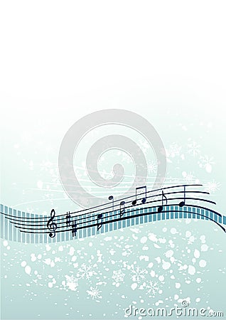 Abstract background - music Vector Illustration