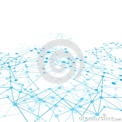 Abstract background network connect concept - vector illustration 010 Vector Illustration