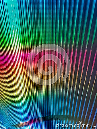 Abstract background of night light on street. For tailoring. Neon abstract lines design on dark background. Artistic colored line Stock Photo