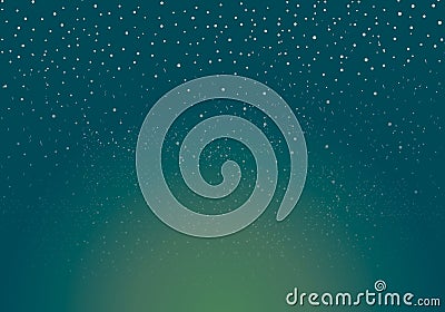 Abstract background of Night shining starry sky on blue space background with stars. Stock Photo