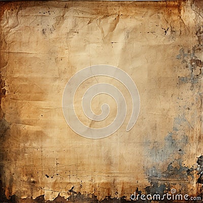 Abstract background Old paper texture with stains, scratches, and grunge Stock Photo