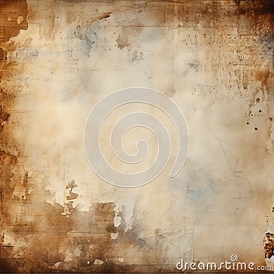 Abstract background Old paper texture with stains, scratches, and grunge Stock Photo