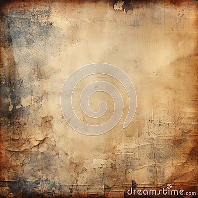 Abstract background Old paper texture with stains, scratches, and grunge Stock Photo