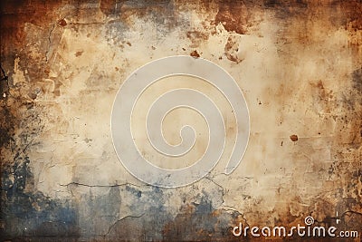 Abstract background Old paper texture with stains, scratches, and grunge Stock Photo