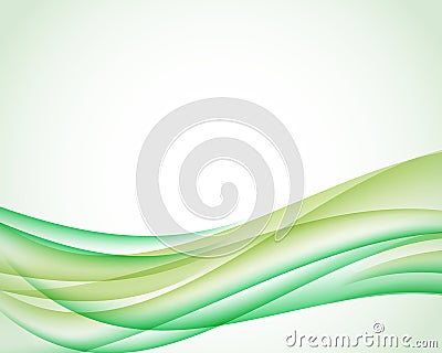 Abstract background with olive and green vertical smoth wave. Vector illustration for your web design or website. Vector Illustration