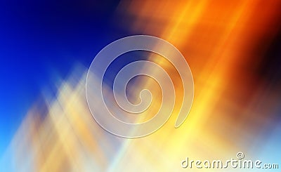 Abstract background in orange, blue and yellow Stock Photo
