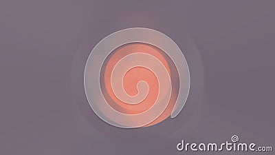 Abstract background with orange circles, purple background There are lines of different shades and thicknesses. 3D illustration Cartoon Illustration