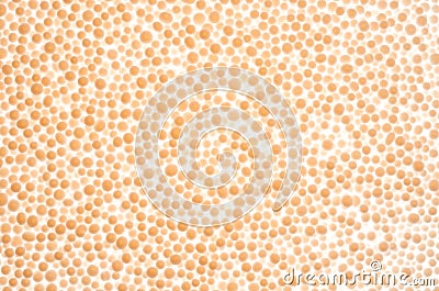 Abstract background from orange styrofoam ball texture Stock Photo