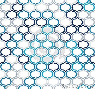 Abstract background with original lattice of geometric forms. Vector Illustration