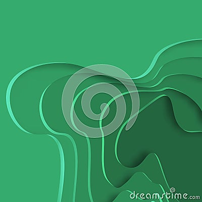 abstract background with paper cut shapes. Vector design layout for business presentations, posters and invitations Vector Illustration