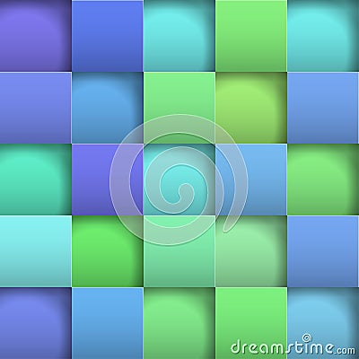 Abstract background paper squares Vector Illustration
