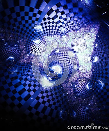 Abstract blue light background Stock Photo