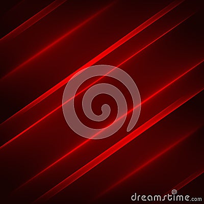 Abstract background pattern. Bright red diagonal lines on the dark red background. Stock Photo