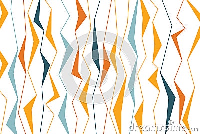 Abstract background pattern made with sharp, organic geometric shapes Vector Illustration