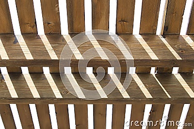 Abstract background of patterns of vertical and horizontal wood Stock Photo
