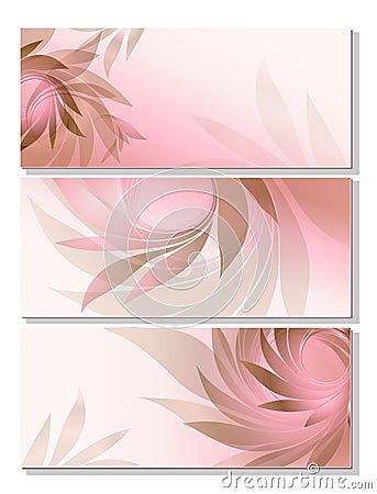 Abstract background with petal Vector Illustration