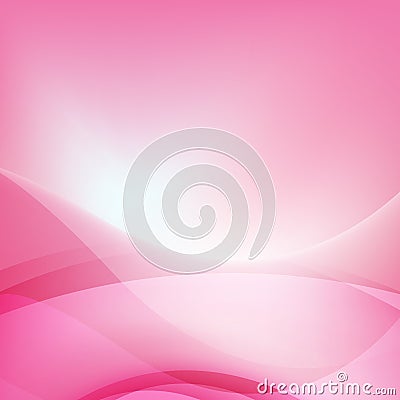 Abstract background pink curve and wave element 002 Vector Illustration