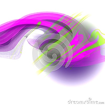 Abstract background pink and green color on white Stock Photo