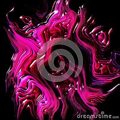 Abstract background with a pink wavy pattern Stock Photo