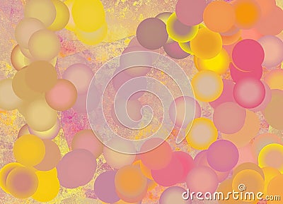 Abstract background in pink yellow soft colors Stock Photo