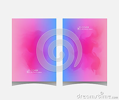 abstract background poster design with ultraviolet color. Vector Illustration