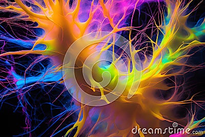 Abstract background, quantum chaos abstract. Stock Photo