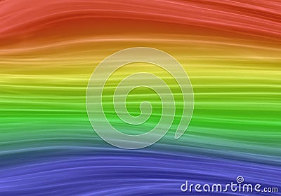 Abstract background with rainbow colors Cartoon Illustration