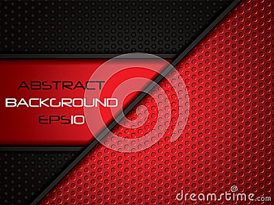 Abstract background, red brochure Vector Illustration